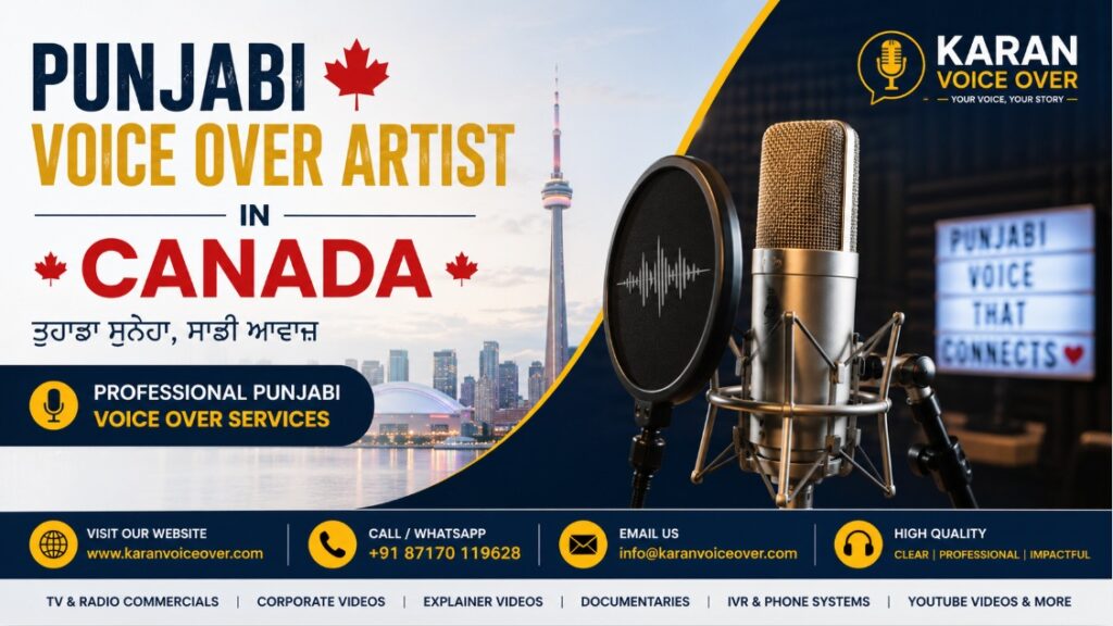 punjabi voice over artist in canada